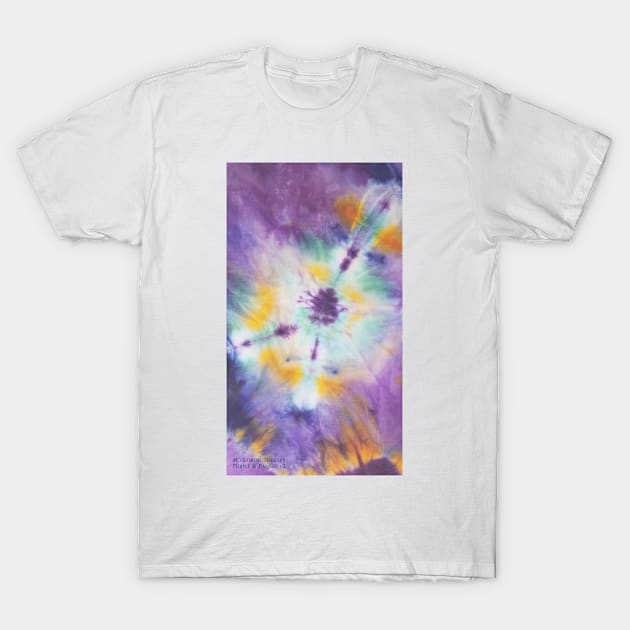 Purple and Pansies v2 T-Shirt by ajbruner77